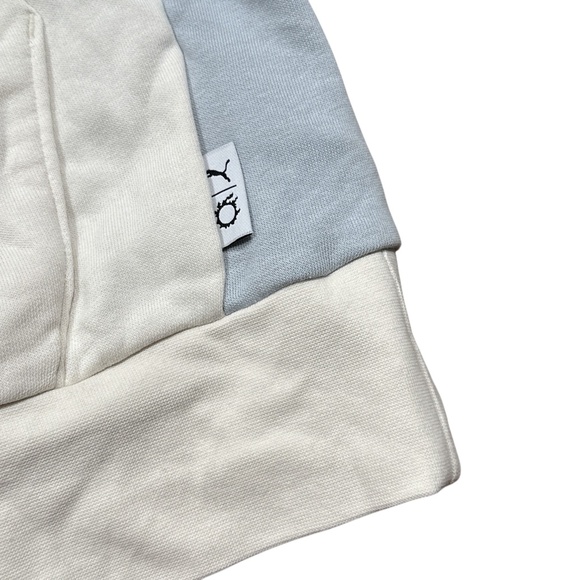 NWOT Puma x Final Fantasy XIV 14 ICON White Blue Terry Fleece Hoodie Mens Large - Picture 6 of 10